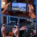 STARTRC GAMES Hard Protecitve Case for Nintendo Switch 2, TPU Split and Ergonomic Grip Cover for JoyCon, Dockable Anti-Scratch Hard Back Shell, Matte Black