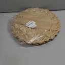 Juvale Paper Placemats - 12-Inch Round, Brown, 250 Count - Disposable Placemats & Lace Doilies - Paper Chargers for Dinner Plates - Tea Party Decorations & Wedding Table Decor