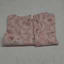 Pink Linen Floral Curtains 84 Inches Long 2 Panel Set for Living Room Semi Sheer Light Filtering Printed Window Curtains Blush Pink Flower Pattern Drapes for Cute Girls Bedroom Nursery Farmhouse Boho