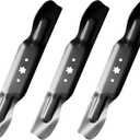 490-110-C187 Mower Blade Replace 742-05620 742P05620, Compatible with Cub Cad et 60 Inch Zero Turn Blades, Fits for Mower Blades 60 Inch Deck, 3 Pack(High Lift)