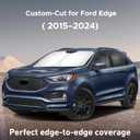 EcoNour Windshield Sunshade Compatible for Ford Edge 2015-2022 2023 2024, Sun Visor for Front Windshield & Window Sun Shade Cover, UV Heat Blocker & Protector, Car Accessories