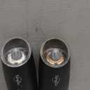 Sangcon Gravity Electric Salt and Pepper Grinder Set Shakers - UPGRADED RECHARGEABLE 9OZ XL Capacity USB-C No Battery Needed - LED Light One Hand Operation, Adjustable Coarseness Automatic Mill Set