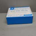 Glass Spice Jars with Bamboo Lids - 12 Pcs Thicken(2.4mm) 4oz Airtight Seasoning Containers with 131 Waterproof Minimalist Spice labels Preprinted - Small herb Jars for Pantry Organization and Storage