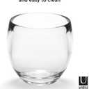 Umbra Droplet Tumbler Durable Acrylic Bathroom Accessories Holder - Modern Functional Clear Glass Tooth Brush Organizer - Perfect for Holding Toothbrushes, Make-up Brushes & Various Bath Items
