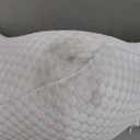 Mermaid Body Pillows for Adults, Cooling Long Pillow for Bed, One Piece Full Body Pillow, Big Memory Foam Firm Body Pillow for Side Sleeper, Soft Hugging Bodypillow for Pregnancy (Light Blue & White)