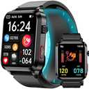 Yowow BIT Blood Pressure Smart Watch with Air Bag Cuff, 1.92" lPS Color Screen, 24/7 Heart Rate Blood Oxygen Sleep Respiration Rate Health Monitor Familiy Data Sharing