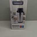 TOMAKEIT Airpot Coffee Carafe for Keeping Hot,102oz/3L Coffee Dispenser Thermal with Pump,Insulated Stainless Steel Hot Beverage Dispenser for Parties,Thermal Carafe for Hot Drinks Water Tea Chocolate