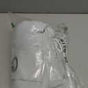 Estelar Textiler Greyish White Curtains for Bedroom 63 Inches Length Thermal Insulated Window Curtain Shades with Silver Palm Tree for Living Room, 52Wx63L, 2 Drapes