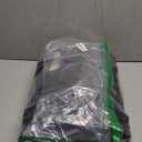 Reusable Grocery Bag On Wheels, Foldable Shopping Rolling Tote Bag with 6 Pockets, Shopping Trolley Cart with Zippered Top & 3-Way Handles, Heavy Duty, Lightweight for Moving, Camping, Small, Black