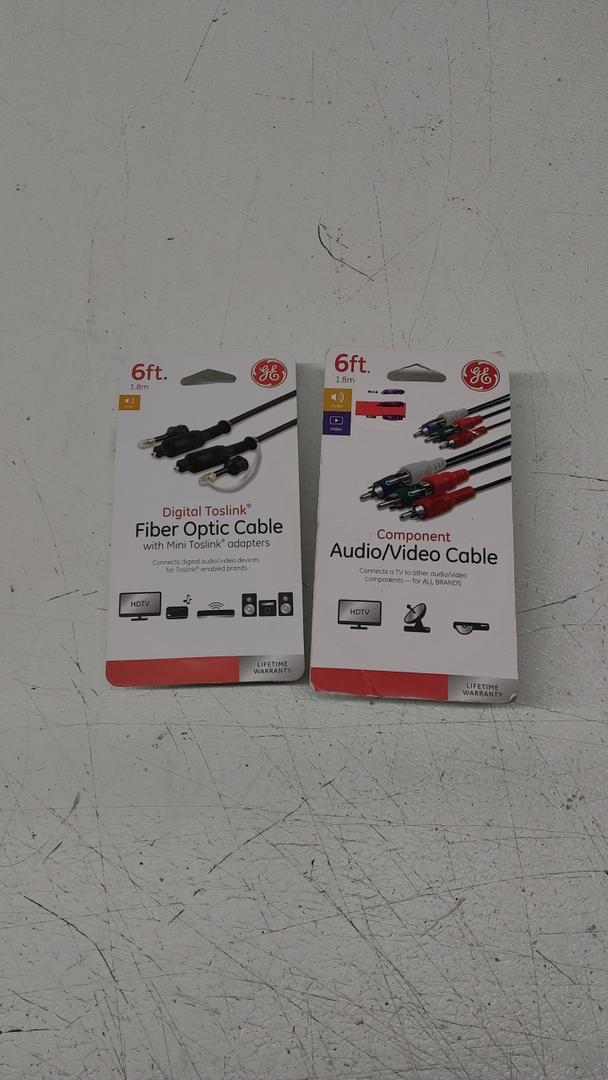 By Jasco Set of 2 Cables 6 ft.