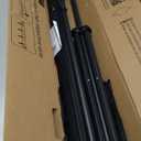 Projector Screen with Stand 60 inch - Indoor and Outdoor Projection Screen for Movie or Office Presentation - 16:9 HD Premium Wrinkle-Free Tripod Screen for Projector with Carry Bag and Tight Straps (Black)