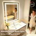 28''x36'' Wall Mount LED Lighted Bathroom Vanity Mirror