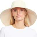 Solbari Ultra Wide Brim Sun Hat UPF50+ Packable UV Sun Protection Hats with Full Coverage Brim M