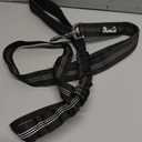 SlowTon No Pull Dog Harness - Heavy Duty Dog Harness and Leash Set for Medium Large Dogs, Reflective Tactical Harness with Soft Padded and Front Clip for Easy Walk and Training (Black L)