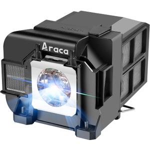 Araca ELPLP77 V13H010L77 Projector Lamp with Housing for Epson PowerLite 1985WU 1980WU 4855WU G5910 4650 1975W 4750W Replacement Projector Lamp