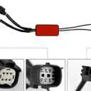 Saddlebag Tail Light LED Running Brake Sequential Turn Signal Lamp Fit for Harley Touring Electra Glide Street Road Glide 2014-Later Red Lens