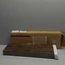 BAYKA Floating Shelves, 22.5 inches Rustic Wood Wall Shelves for Bathroom Bedroom, Living Room, Kitchen & Book, Hanging Display Decor Organization Shelf with 22 lbs Capacity (Rustic Brown)