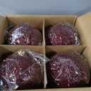 Syhood 8pcs 6" Large Christmas Balls Tree Ornament, Red Burgundy, Glitter