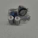 Geedel Rotary Cheese Grater, Kitchen Mandoline Vegetable Slicer with 3 Interchangeable Blades, Easy to Clean Rotary Grater Slicer for Fruit, Vegetables, Nuts (Blue)