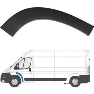 Front Left Door Fender Flare Molding Trim Wheel Arch Flare Trim for RAM ProMaster 1500 2500 3500 2014 2015 2016 2017 2018 Cargo Van 5LP21LAHAA 5LP21LAHAB (Left Drive Side)