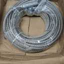 3/8" Wire Rope Kit with 150FT 304 Stainless Steel Cable, M10 Clamps&Thimble