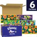 Kleenex Ultra Soft Facial Tissues, 6 Flat Boxes, 180 Tissues per Box, 3-Ply (1080 Total)