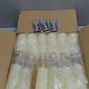 fclayvts 24 Packs of Acrylic LED Candles, Flickering Flameless Candles Battery Operated with Remote Dimmed and Timed, 3D Wick Candles for Home Decor,Wedding,GiftParties and Festivals. (3 Size)