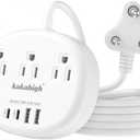 South Africa Plug Adapter, Type M Adapter for South Africa with 3 American Outlets 4 USB Ports (2 USB-C) Total 24W, Type M Plug Converter for USA to South Africa Botswana Namibia Nepal Bhutan