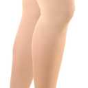Truform Women's Compression Stockings, 20-30 mmHg, Thigh High Length, Closed Toe, Opaque, Beige, X-Large