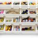 Humble Crew Toy Storage Organizer with 20 Removable Storage Bins for Kids Playroom, 4-Tier Toddler Toy Organization and Storage, Grey/White