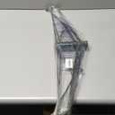 MNKXL 24 Inch Christmas Tree Stand for 4 to 10ft Christmas Trees, fits 1.3 inch Pole, Folding Christmas Tree Stand