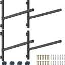 Kayak Storage Rack Heavy Duty, Adjustable Wall Mount Hanger for Indoor Garage & Outdoor Storage, Storage Rack for Kayak, Canoe, Surfboard & Paddle Board (Kayak Storage Rack Wall Mount 2)
