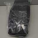 Portable Cat Travel Litter Box with Zipped Lid, Foldable Travel Litter Box, No Leakage, No Smell, Waterproof, Easy to Carry, Easy to Use in Hotels, Car (Dark Black)