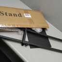 WHAUU Display Stand Sign Holder,Heavy Duty Adjustable Pedestal Sign Stand Up to 75 inch,Double-Sided for Board & Foam Sign,Sign Stand with Base,Fit Wedding,Restaurant or Business(Poster not Included)