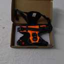 PHOEPET No Pull Dog Harnesses for Small Dogs Reflective Adjustable Front Clip Vest with Handle 2 Metal Rings 3 Buckles [Easy to Put on & Take Off] (XS, Orange)