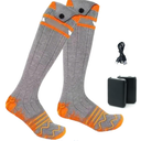 Heated Socks for Men Women,Electric Heated Socks,Washable,3 Heating Levels,Foot Warmer for Winter Hunting Skiing Hiking Camping (5000mAh, Black)