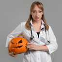 Kosiz 12 Pcs Halloween Badge Reels Cute Ghost Pink Pumpkin Haunted House Retractable ID Badge Holder with Alligator Clip Nurse Gifts for Nurses Doctors Rn Medical Office