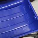 Snow Shovel for Driveway: 48" Ergonomic Dual D-Handles for Less Back Strain - Aluminum Wear Strip Cleaning Shovel - Lightweight and Portable Snow Removal Tool for Car Camping Outdoor (blue)