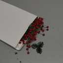 Lyrow 288 Pcs Christmas Artificial Mini Holly Berry Stems with 60 Pcs Leaves Holly Red Berries Picks Fake Berry Branches for Christmas Tree Garland Home Wreath DIY Craft Holiday Party Ornaments