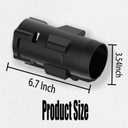 M18 Protective Boot 49-16-2967 High Torque Impact Wrench Rubber Boot Compatible with M18 FUEL 1/2 Milwaukee Impact 2967-20 (1 PACK)