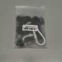 4 PCS Black Tree Swing Straps Hanging Kit with 4 Carabiners, 24cm / 9.4inches Length Tree Swing Hanging Kit Holds 220 lbs Perfect for Tree Swing Hammocks