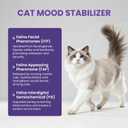 Cat Calming Pheromone Diffuser Refills 6-Pack (48ml Each): 6-Month Supply, Odorless, Reduces Scratching, Peeing, Hiding, Marking, Aggression & Meowing, Compatible with Most Bases
