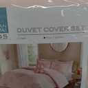 Intelligent Design Kids Queen Duvet Cover Set for Girls, Tufted Chenille Floral Duvet Set Queen, Lightweight Polka Dot Duvet Reversible Bedding Cover, Sham, Pillow, Gracie, Full/Queen Pink 3 Piece