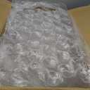 100 Pack 16.9 oz Plastic Cans with Lids, Clear PET Soda Can Cups