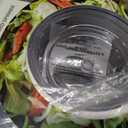COOK WITH COLOR Electric Salad Spinner, Round 4.5L Capacity Fast Drying & Easy Spin for Fresh Greens, Cream