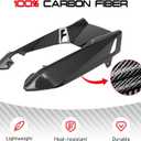 100% Carbon Fiber Engine Cover Fit for 2023-2026 Corvette C8 Z06 | Factory-Style LT6 Engine Bay Upgrade; Bolt-On with Original Mounting Holes, No Drilling; Helps Shield Against Dust & Debris
