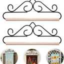 Shimeyao 2 Pcs Garden Flag Wall Hanger 12 Inch Garden Flag Holder Fabric Banner Hanger for Outdoor Decoration, Quilters Display for Storage Draping