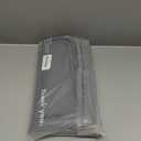 Pee Pad Tray Holder for Dogs - Fits Up to 25 x 25 in. Square Potty Training Pads No Spill Raised Lip High Edge Silicone Mat, Extra Thick and Non-Slip for Indoor Floor Protection (Large, Grey) | eenk (Gray)