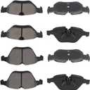 CCIYU D918 D1267 8pcs Front & Rear Ceramic Brake Pads Kits for BMW 328i, 328i xDrive, 328xi, X1