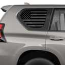 American Flag Window Decals for Car or Truck 29" x 16" Inch - Universal USA Flags Vinyl Sticker - Cool Patriotic Decals Automotive - Vinyls Stickers for Windows Cars